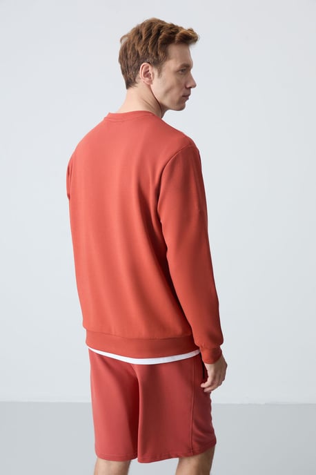 Heren Effen Rundhals Sweatshirt - Image 6
