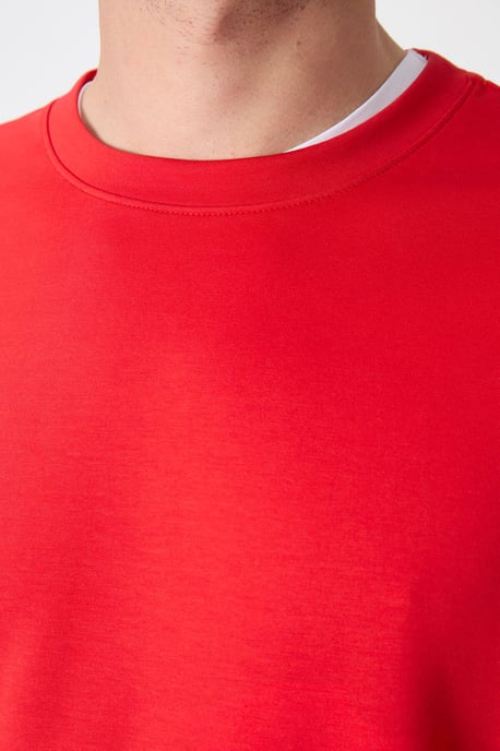 Heren Effen Rundhals Sweatshirt - Image 4