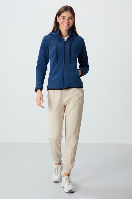 Dames Pluche Zip-up Hoodie - Image 4