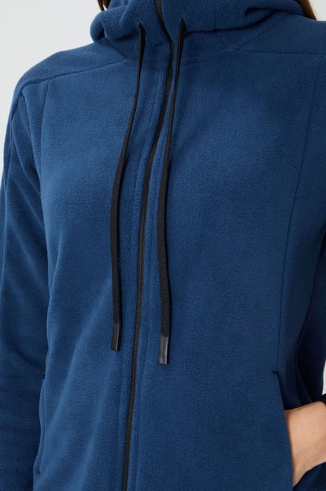 Dames Pluche Zip-up Hoodie - Image 5