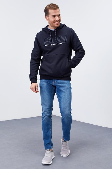 Men's Logo Printed Hooded Sweatshirt - Image 2