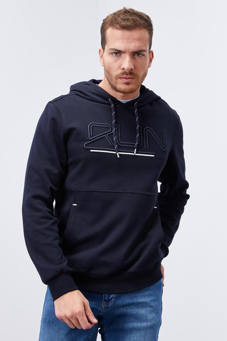 Men's Logo Printed Hooded Sweatshirt - Image 3