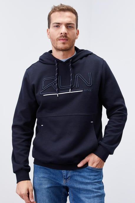 Men's Logo Printed Hooded Sweatshirt - Image 5