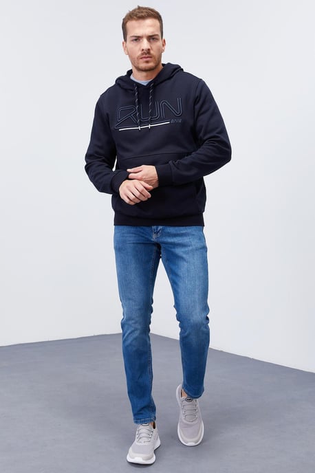 Men's Logo Printed Hooded Sweatshirt - Image 6