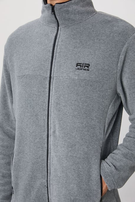 Men's Plush Zip-Front Sweatshirt - Image 5