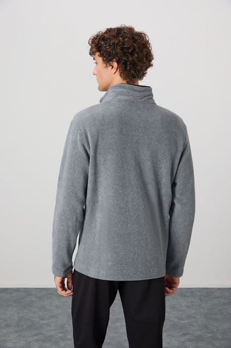 Men's Plush Zip-Front Sweatshirt - Image 6