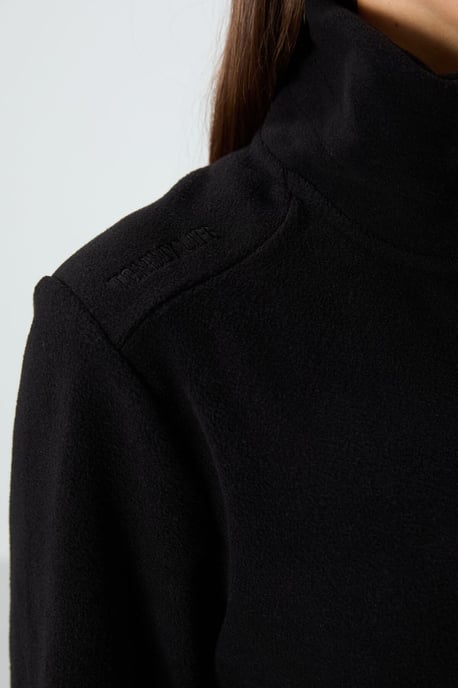 Dames Pluche Rits-Voorkant Sweatshirt - Image 5