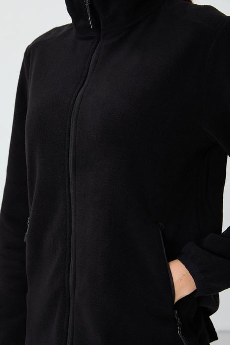 Dames Pluche Rits-Voorkant Sweatshirt - Image 6