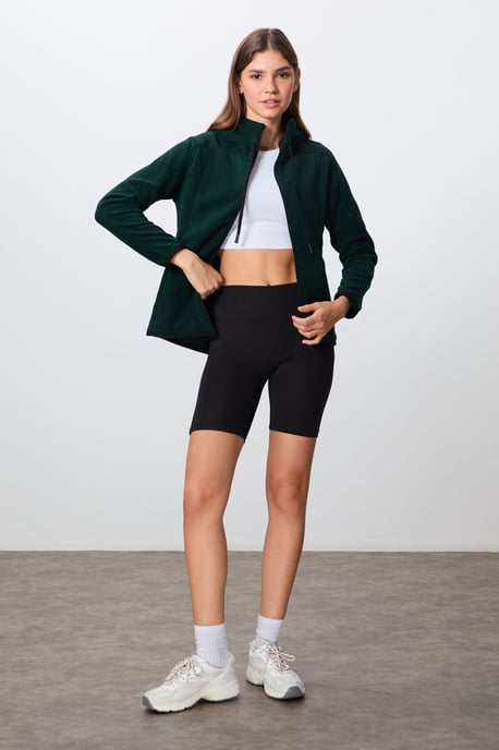 Vrouwen Pluche Zip-up Hoodie Sweatshirt - Image 3