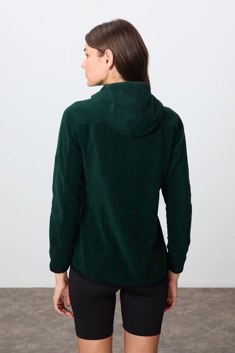 Vrouwen Pluche Zip-up Hoodie Sweatshirt - Image 6