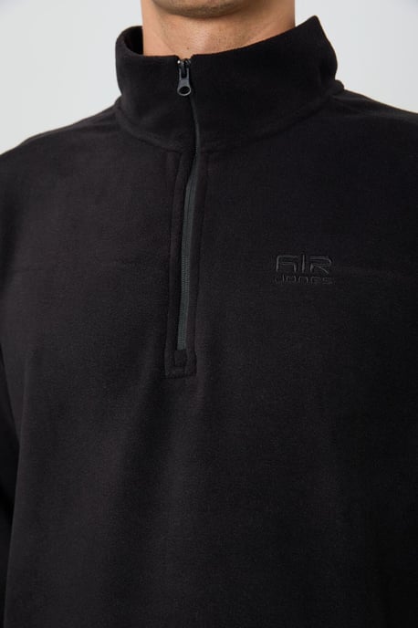 Men's Plush Half-Zip Sweatshirt - Image 3