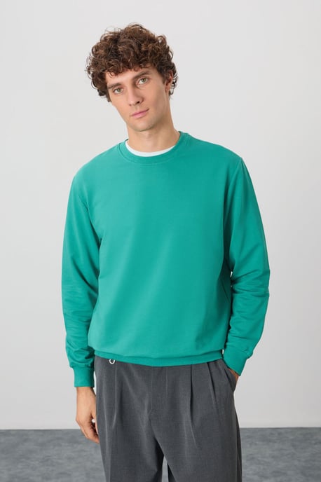Herr Enkel Rundhalsad Sweatshirt - Image 3