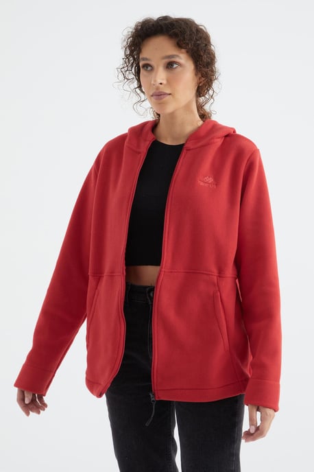 Dames Hoodie met Rits - Image 3