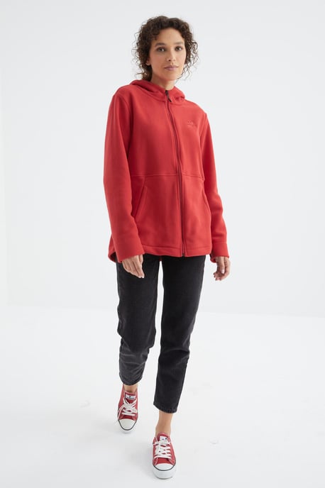 Dames Hoodie met Rits - Image 4