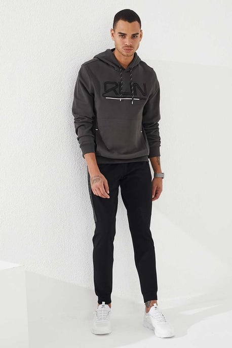 Men's Logo Printed Hooded Sweatshirt - Image 2