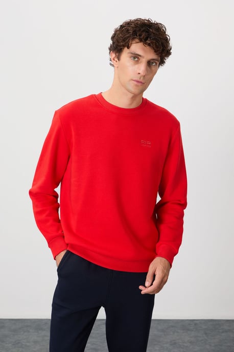 Heren Regular Fit Round Neck Sweater - Image 1
