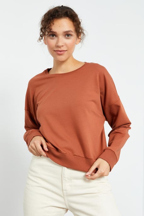 Women's Relaxed Crew Neck Sweatshirt - Image 3