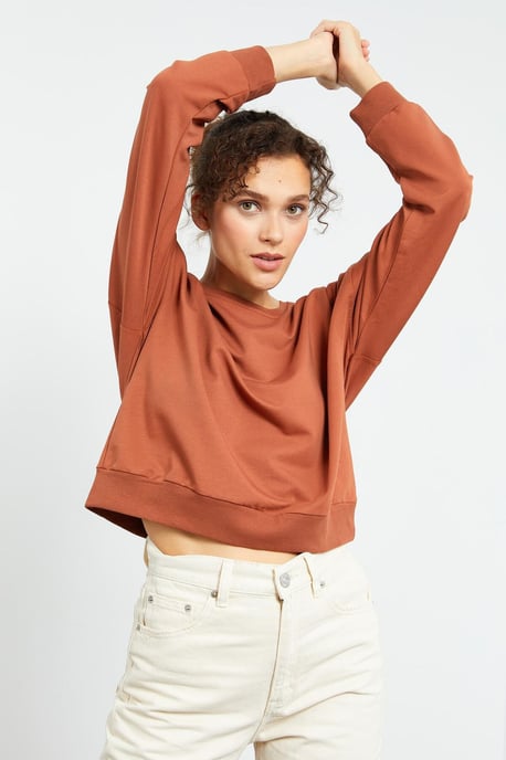 Women's Relaxed Crew Neck Sweatshirt - Image 6