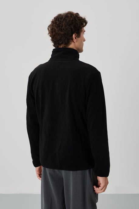 Men's Plush Zip-Front Sweatshirt - Image 5