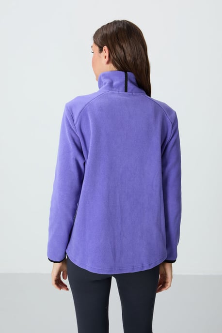 Dames Pluche Ritssluiting Sweatshirt - Image 5