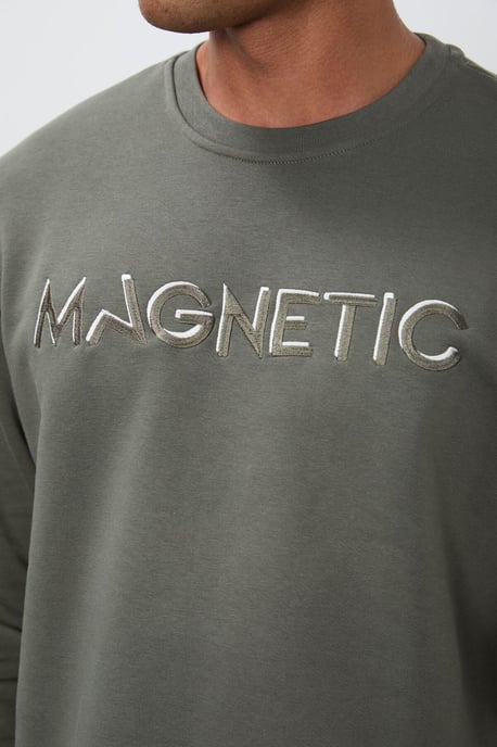 Heren Gedrukt Rondhals Sweatshirt - Image 2