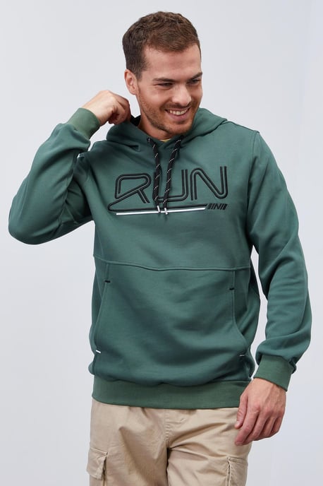 Men's Logo Printed Hooded Sweatshirt - Image 3