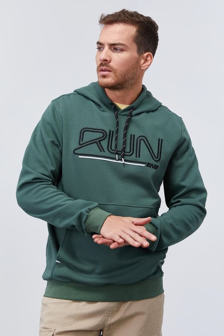 Men's Logo Printed Hooded Sweatshirt - Image 5