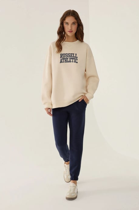 Oversized Printed Crew Neck Sweatshirt - Image 2