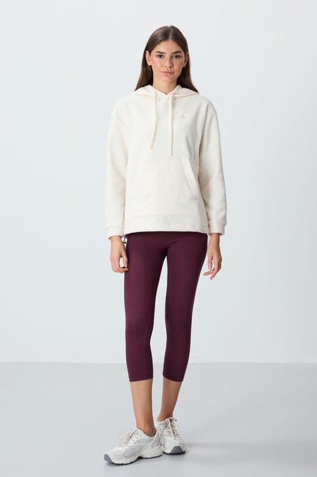 Oversized Pluche Hoodie Met Borduursel - Image 2