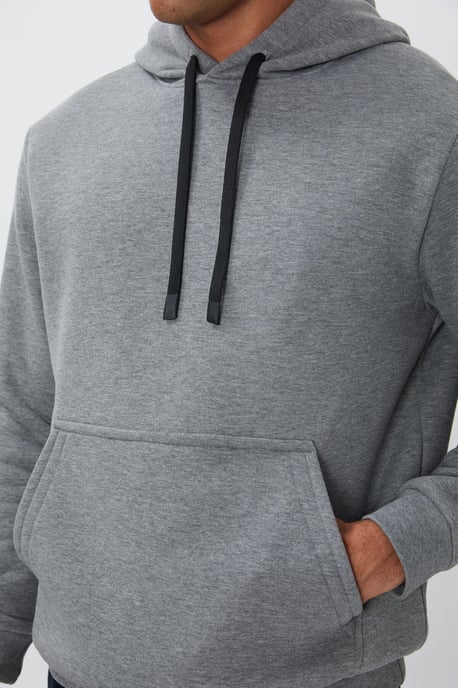 Heren Effen Hoodie met Zak - Image 2