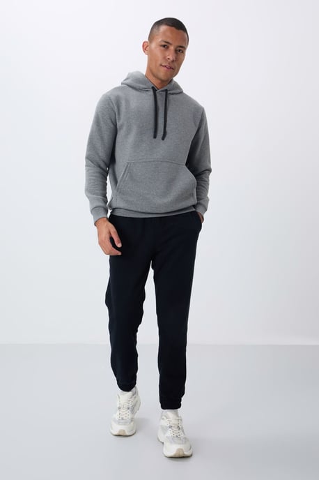 Heren Effen Hoodie met Zak - Image 4