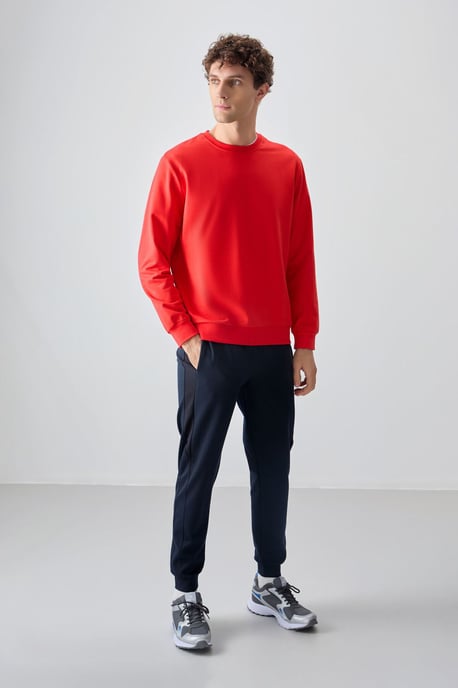 Men's Plain Crew Neck Sweatshirt - Image 3