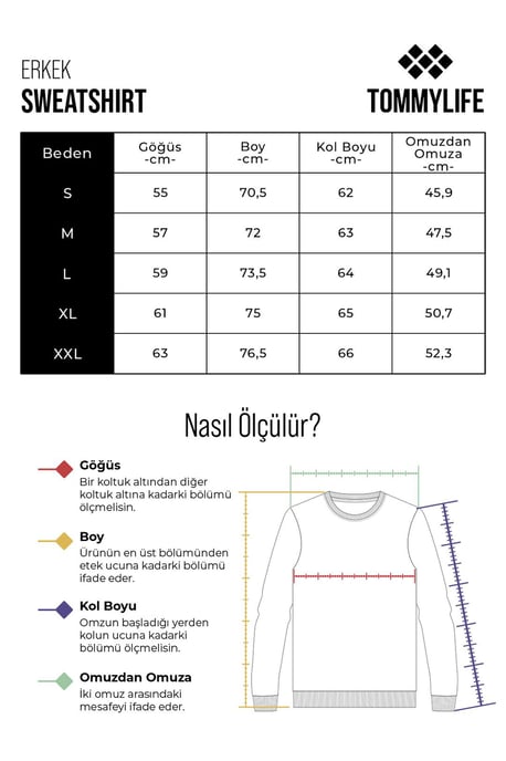 Men's Plain Crew Neck Sweatshirt - Image 6