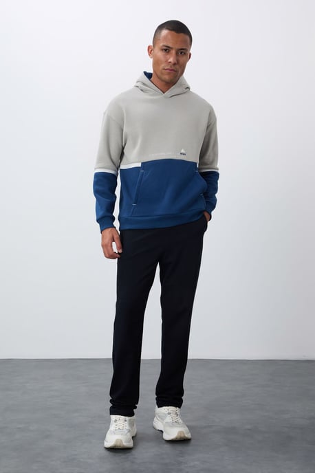 Herrar Färgsatt Hooded Sweatshirt - Image 3