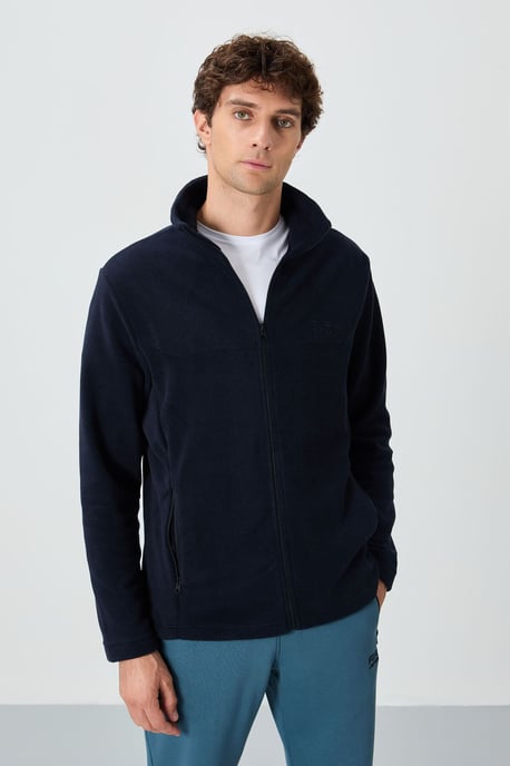 Men's Plush Zip-Front Sweatshirt - Image 4