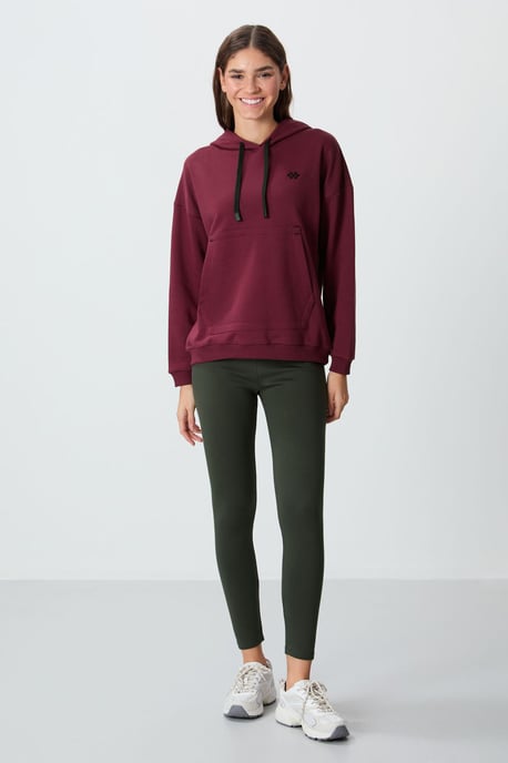 Oversized Hooded Sweatshirt With Pocket - Image 2