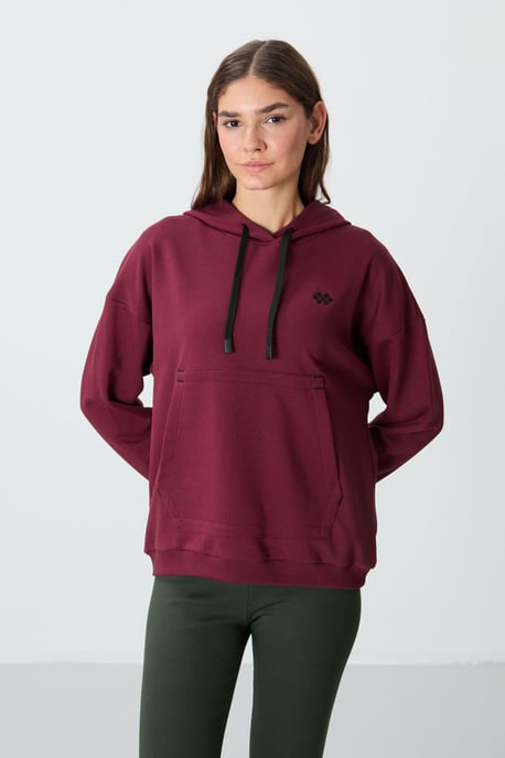 Oversized Hooded Sweatshirt With Pocket - Image 3