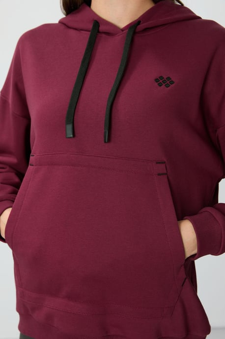 Oversized Hooded Sweatshirt With Pocket - Image 4