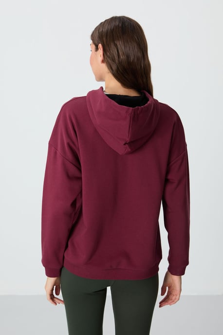 Oversized Hooded Sweatshirt With Pocket - Image 5