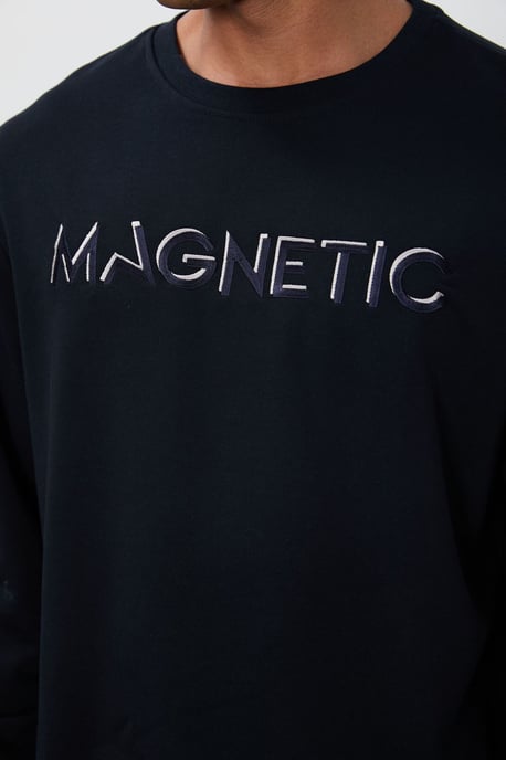 Men's Printed Crew Neck Sweatshirt - Image 2