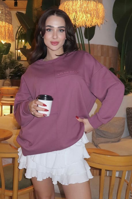 Oversized Crewneck Sweater - Image 1