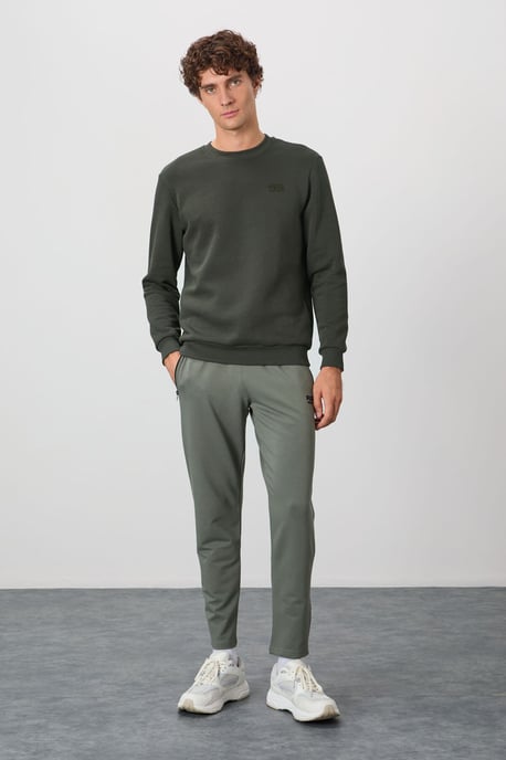 Heren Regular Fit Crew Neck Sweatshirt - Image 2