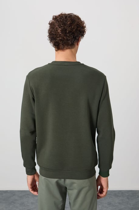 Heren Regular Fit Crew Neck Sweatshirt - Image 5