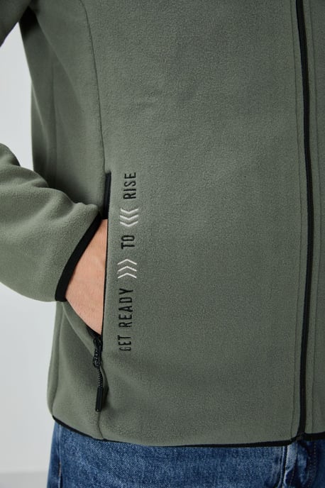 Heren Pluche Zip-voor Hoodie - Image 6