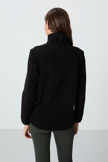 Women's Plush Zip Sweatshirt - Image 5