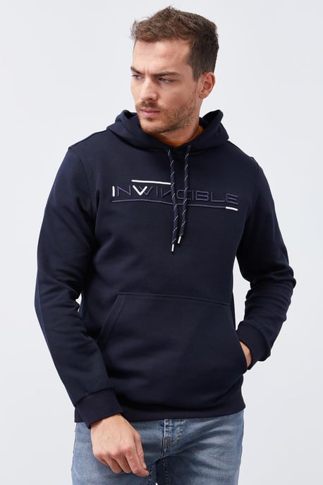 Men's Printed Hooded Sweatshirt With Pocket - Image 5