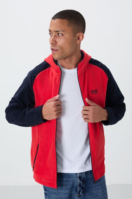 Herrarnas Plysch Zip-up Huvtröja - Image 3