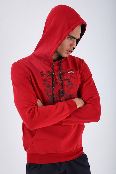 Heren Hoodie met Camouflageprint - Image 4