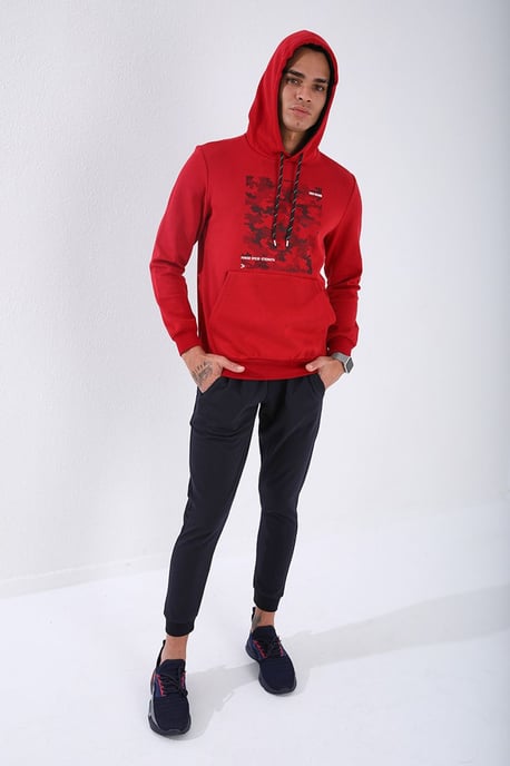 Heren Hoodie met Camouflageprint - Image 6