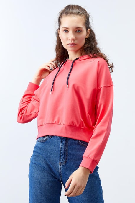 Ontspannen Hoodie Met Strikdetail - Image 2